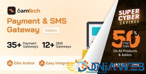 More information about "6amTech Payment & SMS Gateway Addon"