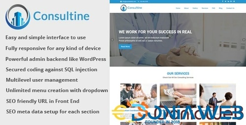 More information about "Consultine - Consulting, Business and Finance Website CMS"