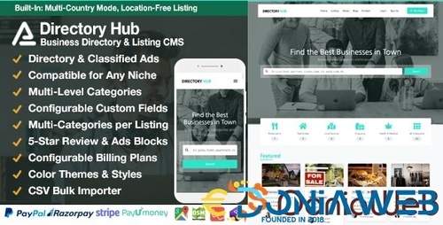 More information about "Directory Hub Listing & Business Directory CMS"