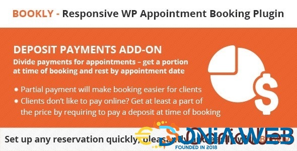 Bookly Deposit Payments (Add-on)