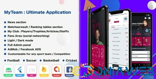 More information about "My Team - Soccer - Football - Cricket - Sport Application"