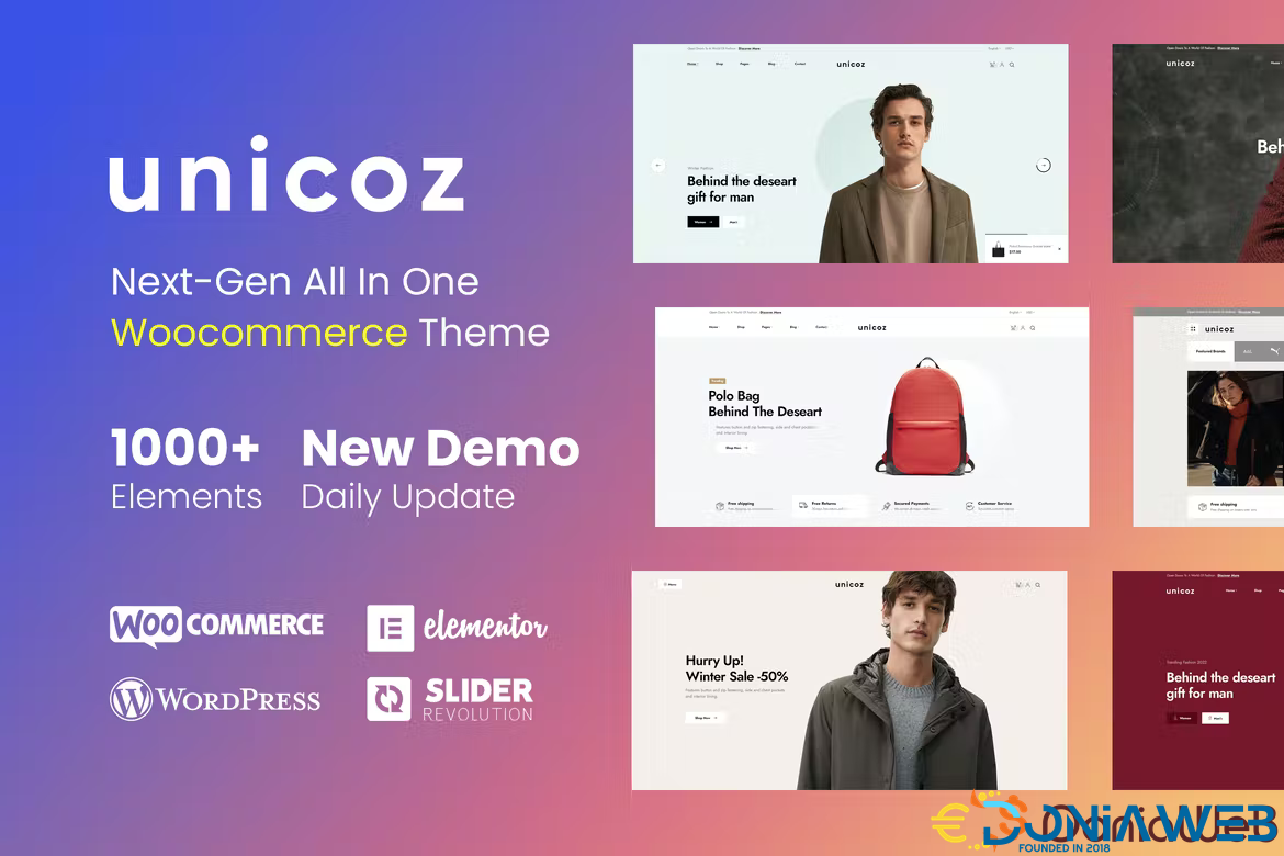 Unicoz - Elementor WooCommerce Theme