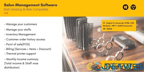 More information about "Salon Management Software PHP NodeJS"
