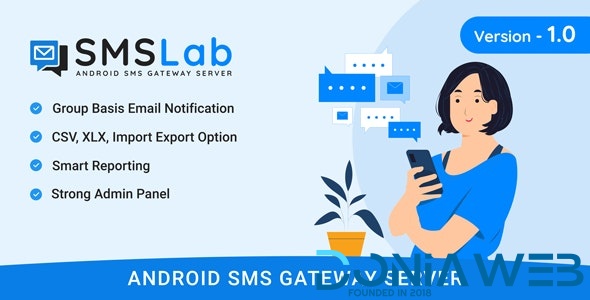 SMSLab - Android Based SMS Gateway Server