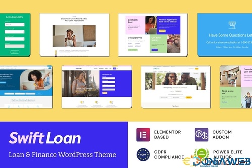 More information about "Swift Loan - Payday & Banking Finance WordPress Theme"