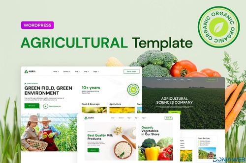 More information about "Agria – Agriculture Company Elementor Pro Template Kit"