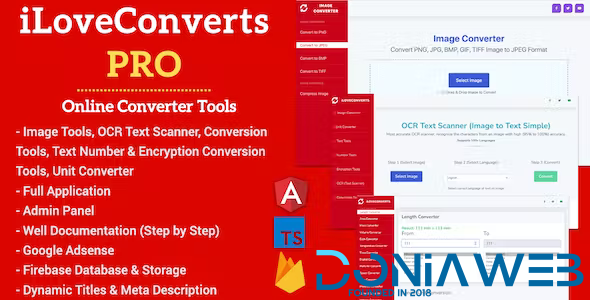 All in One iLoveConverts PRO – Online Converter Tools Full Production Ready App with Admin Panel