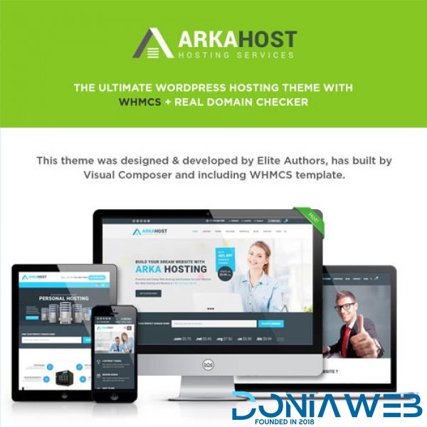 ArkaHost - WHMCS WordPress Theme | Hosting