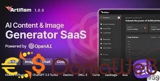 More information about "Artifism - AI Content & Image Generator SaaS"