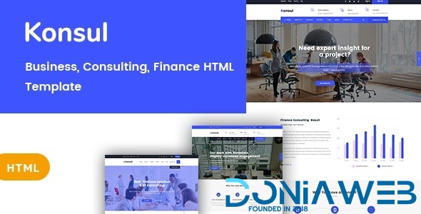 Konsul - Business & Consulting HTML Template