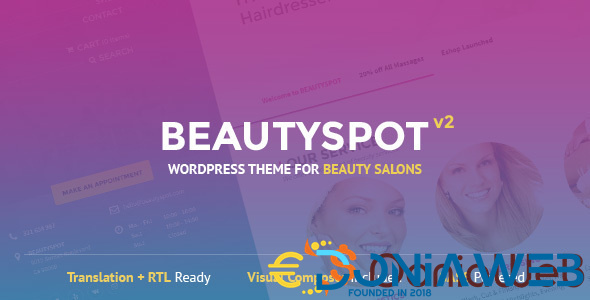 BeautySpot - WordPress Theme for Beauty Salons