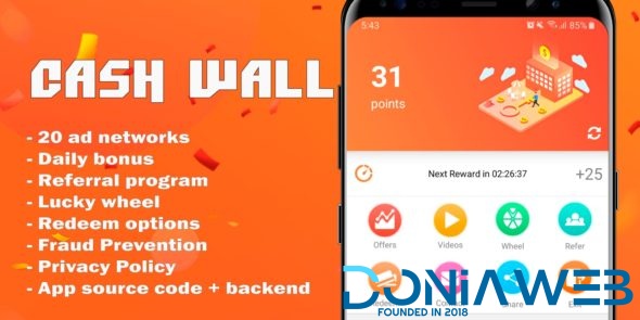 Cashwall 2.1 - Reward android app