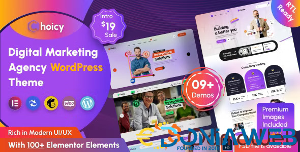 Choicy - Digital Marketing Agency WordPress Theme