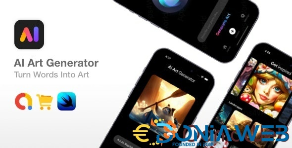 AI Art Generator - SwiftUI Art Generator Source Code