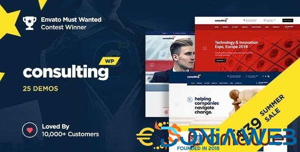 Consulting - Best #1 Business, Finance WordPress Theme