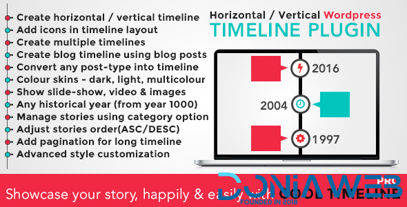 Cool Timeline Pro - WordPress Timeline Plugin