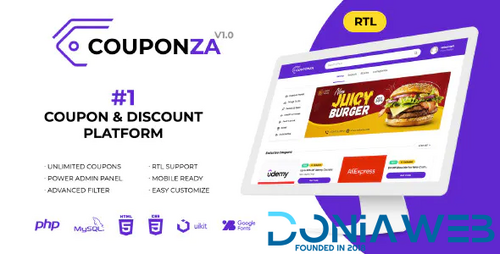 More information about "Couponza- Ultimate Coupons & Discounts Platform"