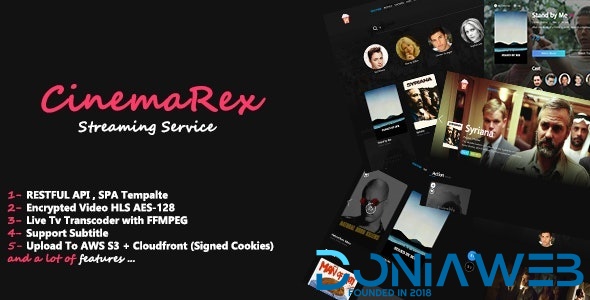 CinemaRex v1.5.1 - Streaming Service