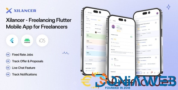 Freelancer Flutter Mobile App - Xilancer Freelancer Marketplace Platform