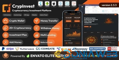 More information about "CrypInvest - Cryptocurrency Investment Platform Full Solution"