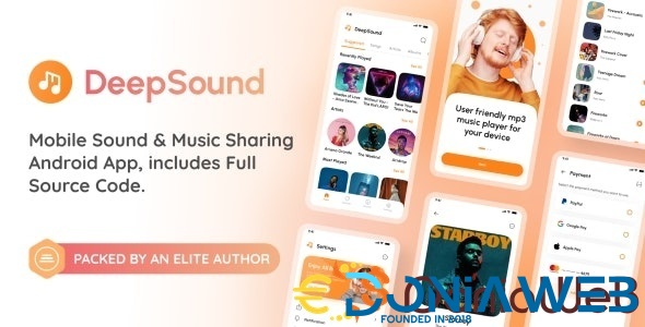 DeepSound Android- Mobile Sound & Music Sharing Platform Mobile Android Application