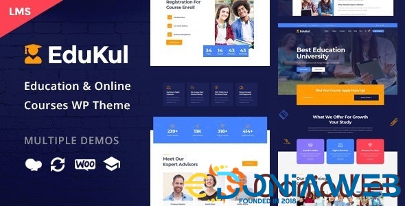 Edukul | Online Courses WordPress Theme