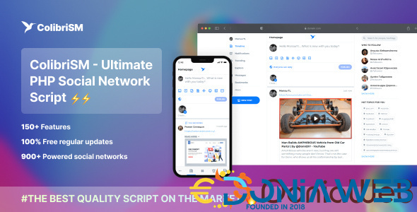 ColibriSM - The Ultimate Social Network PHP Script