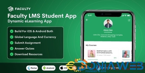 More information about "Faculty LMS Mobile App - eLearning Management System Flutter"
