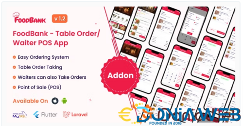 More information about "FoodBank - Table Order/Waiter Point Of Sale (POS) App"