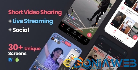 Modern TikTok/Dubsmash - Android/iOS