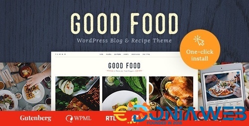 More information about "Good Food - Recipe Magazine & Food Blogging Theme"