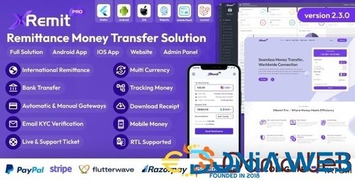More information about "XRemit Pro - Remittance Money Transfer Full Solution"