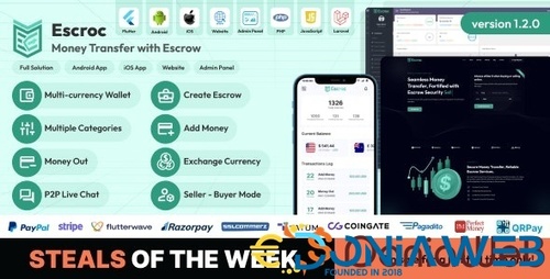 More information about "Escroc - Money Transfer with Escrow Full Solution"