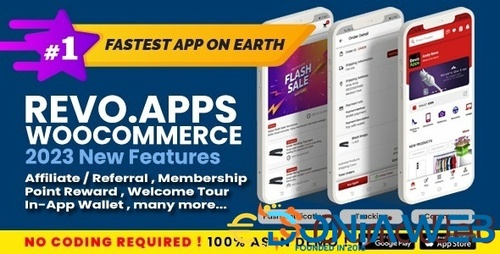 More information about "RevoWOO - eCommerce / Woocommerce Flutter Android iOS App - Fashion Electronic Gadget Grocery Other"