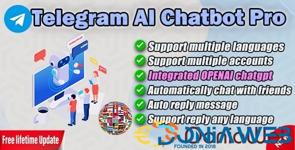 Telegram AI Chatbot Auto Chat-Full Reseller