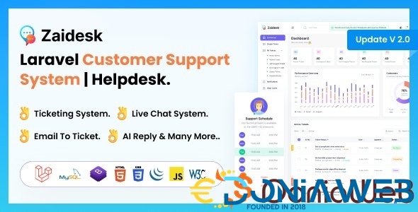 Zaidesk - Customer Support System | Helpdesk | Support Ticket.