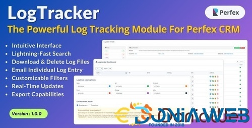 More information about "LogTracker - The Powerful Log Tracking Module for Perfex CRM"