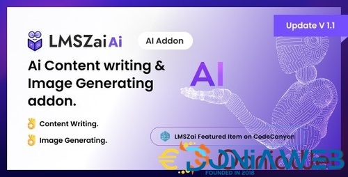 More information about "LMSzai AI - Ai Content writing & Image Generating addon."