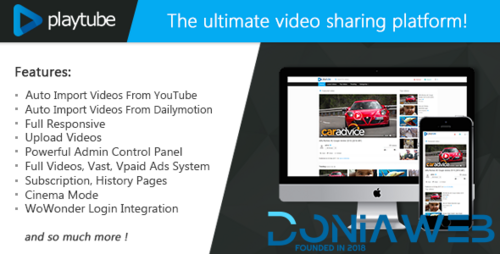 More information about "PlayTube v1.4.5.1 - The Ultimate PHP Video CMS & Video Sharing Platform"