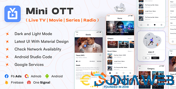 Mini OTT | Live TV, Streaming, Movie, Radio