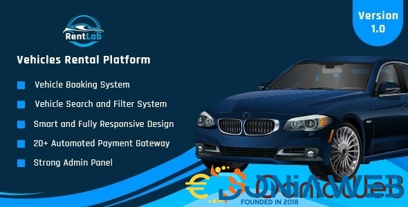 RentLab - Vehicles Rental Platform