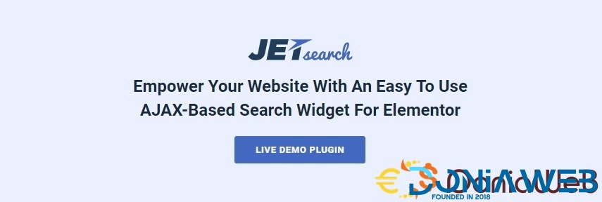 JetSearch - Elementor Experience the true power of search functionality