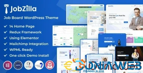 JobZilla - Job Board WordPress Theme - Themes - DoniaWeB