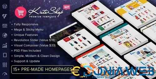 More information about "KuteShop - Multipurpose WooCommerce WordPress Theme (RTL Supported)"