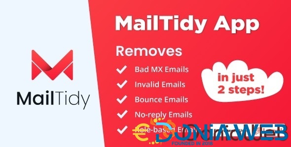 MailTidy - Email List Cleaner SAAS Application