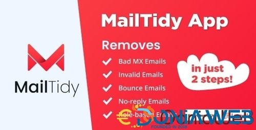 More information about "MailTidy - Email List Cleaner SAAS Application"