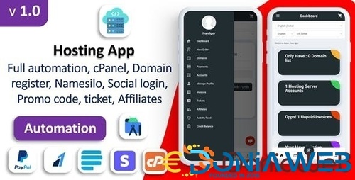 More information about "Markhost app - Web Hosting Billing | Domain | Hosting | Affiliate | Social login | Payment Gateways"