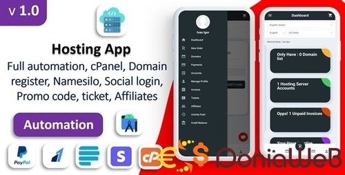 More information about "Markhost app - Web Hosting Billing | Domain | Hosting | Affiliate | Social login | Payment Gateways"