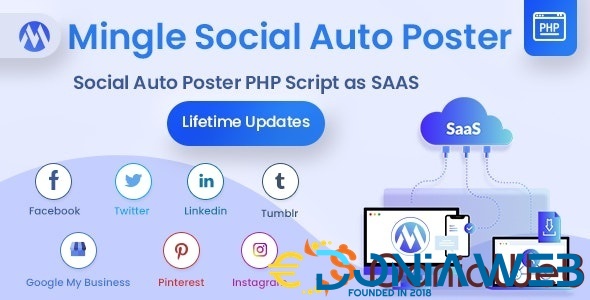 Mingle SAAS - Social Auto Poster & Scheduler PHP Script