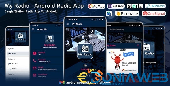 My Radio - Android Radio App (Single Station)